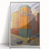 Modern Wall Art: Urban Surrealism - Bold Architectural Abstract Print
