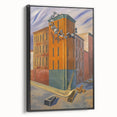 Modern Wall Art: Urban Surrealism - Bold Architectural Abstract Print