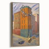 Modern Wall Art: Urban Surrealism - Bold Architectural Abstract Print