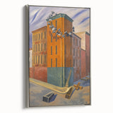 Modern Wall Art: Urban Surrealism - Bold Architectural Abstract Print