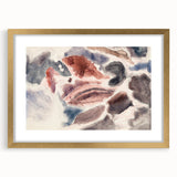 Modern Wall Art - Tranquil Ocean Breeze | Contemporary Abstract Art Print