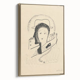 Modern Wall Art: Couple - Minimalist Abstract Line Drawing Print