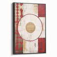 Abstract wall art featuring bold black strokes on a textured canvas, framed elegantly, showcasing a modern aesthetic. Ideal for contemporary home decor.