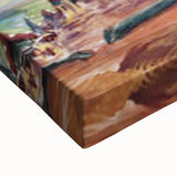 Modern Wall Art: The Rainbow - Vibrant Landscape Watercolor Print