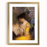 Modern Wall Art: Madame Fontaine - Elegant Impressionist Portrait