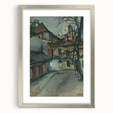 Modern Wall Art: Old Košice - Moody Architectural Landscape Print