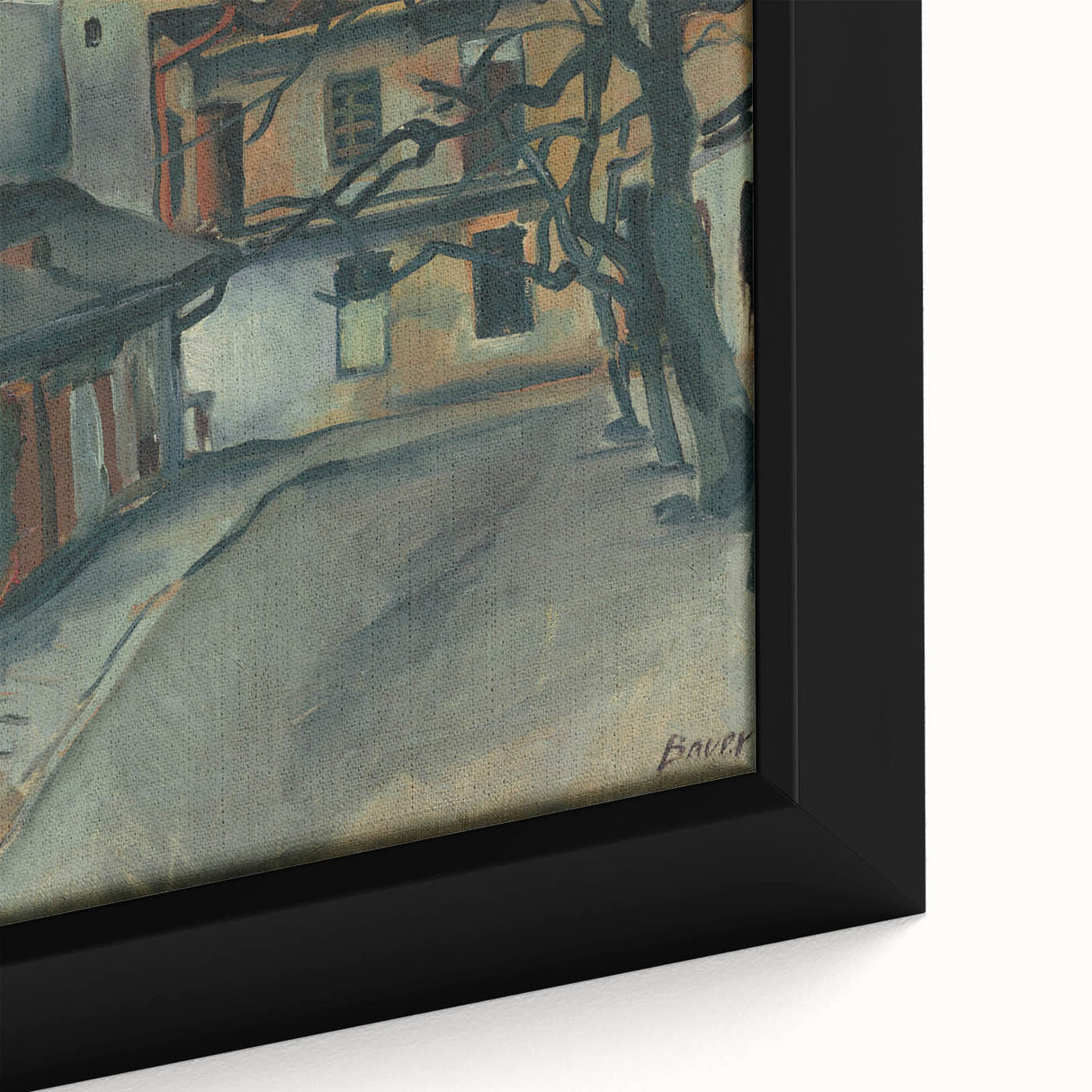 Modern Wall Art: Old Košice - Moody Architectural Landscape Print