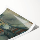 Modern Wall Art: Old Košice - Moody Architectural Landscape Print