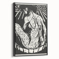 Expressionist Art: Female Nude by Ernst Ludwig Kirchner Print