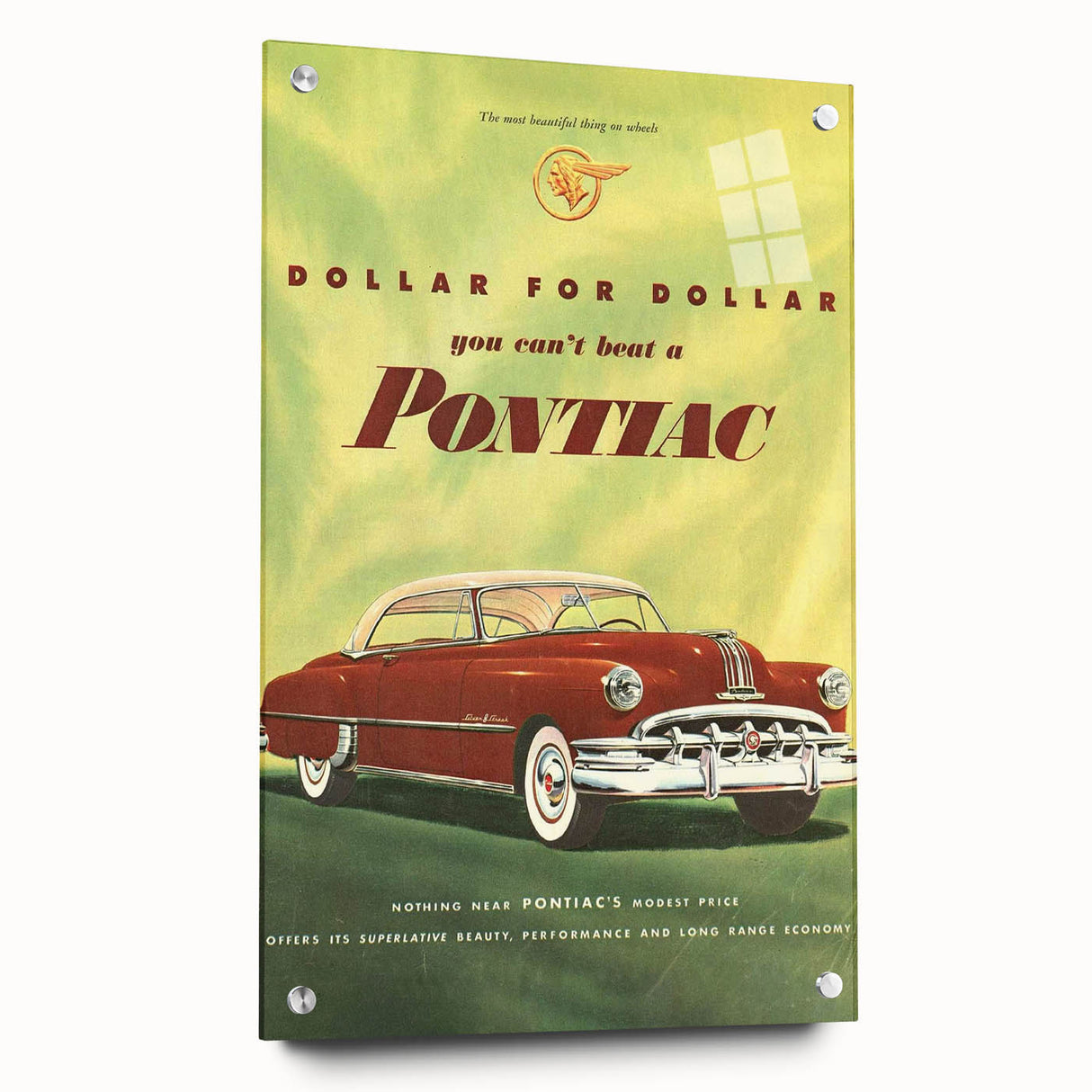 Retro Pontiac Ad Wall Art - Vintage Prints for Car Lovers
