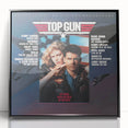 Retro Top Gun Soundtrack Poster - Vintage Movie Music Art
