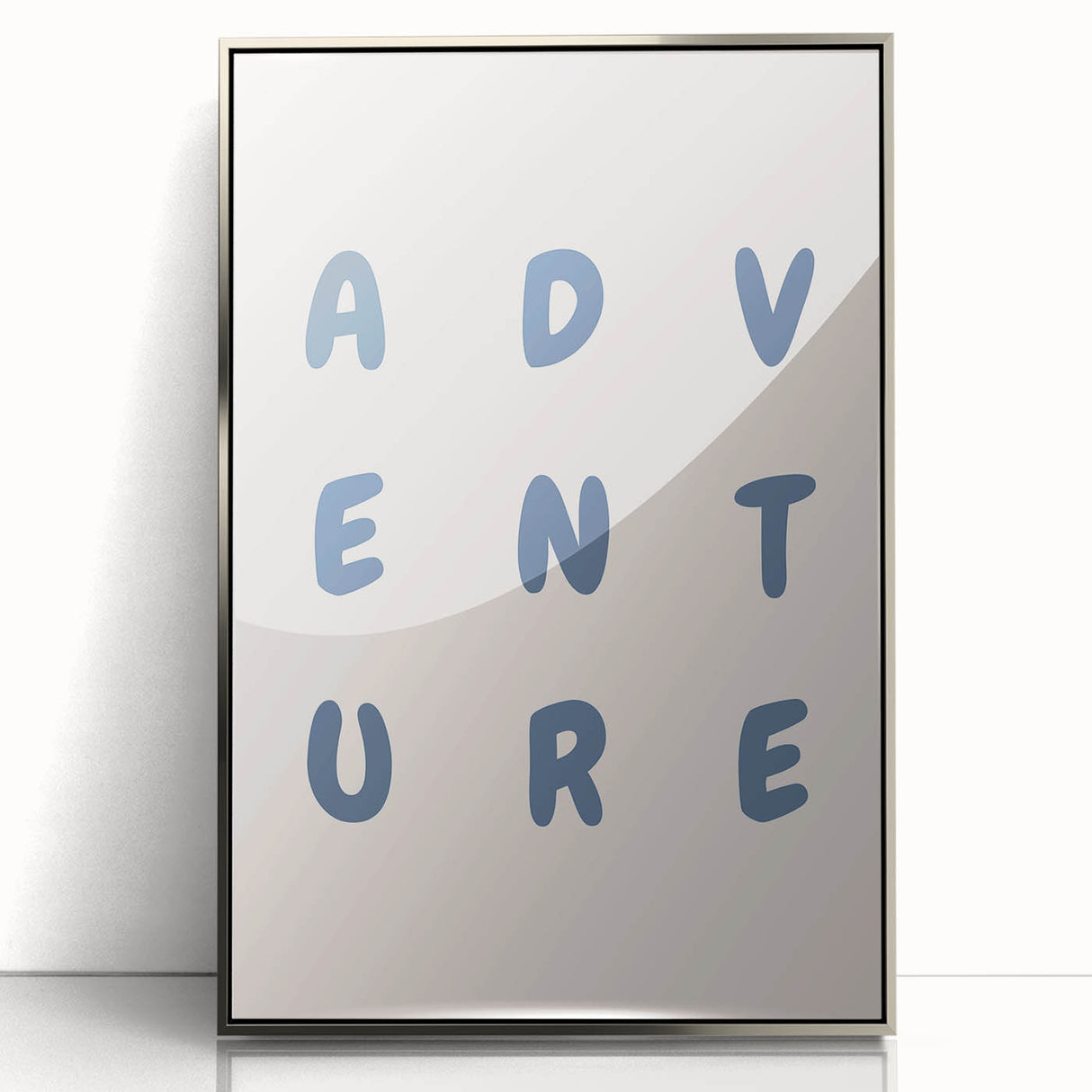 Adventure Wall Art – Inspirational Typography Print for Boys' Room