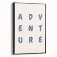 Adventure Wall Art – Inspirational Typography Print for Boys' Room