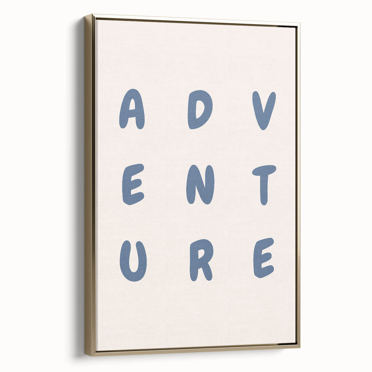 Adventure Wall Art – Inspirational Typography Print for Boys' Room