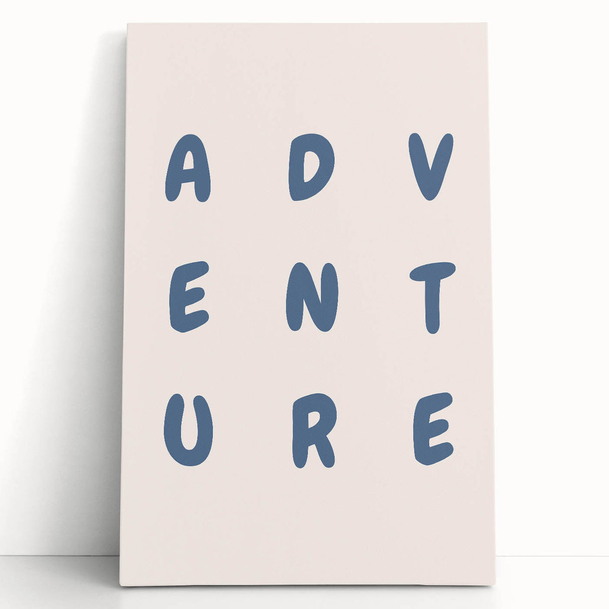 Adventure Wall Art – Inspirational Typography Print for Boys' Room