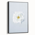 Black and white framed canvas featuring a vintage landscape painting, ideal for bedroom wall decor.