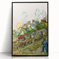 Large abstract wall art in mid-century modernist style.