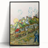 Large abstract wall art in mid-century modernist style.