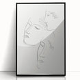 Modern Wall Art: Minimalist Sketch of Women - Elegant Line Drawing