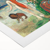 Modern Wall Art - Abstract Sunset Glow | Contemporary Art Print