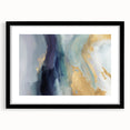 Abstract strokes wall art featuring bold black and white designs, elegantly framed with a mat, ideal for modern home decor. Adds a contemporary touch to any living space.