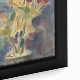 Modern Wall Art: Red Flowers - Vibrant Abstract Floral Watercolor