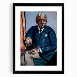 Modern Wall Art: Portrait of Ludwig Berger - Bold Abstract Expression