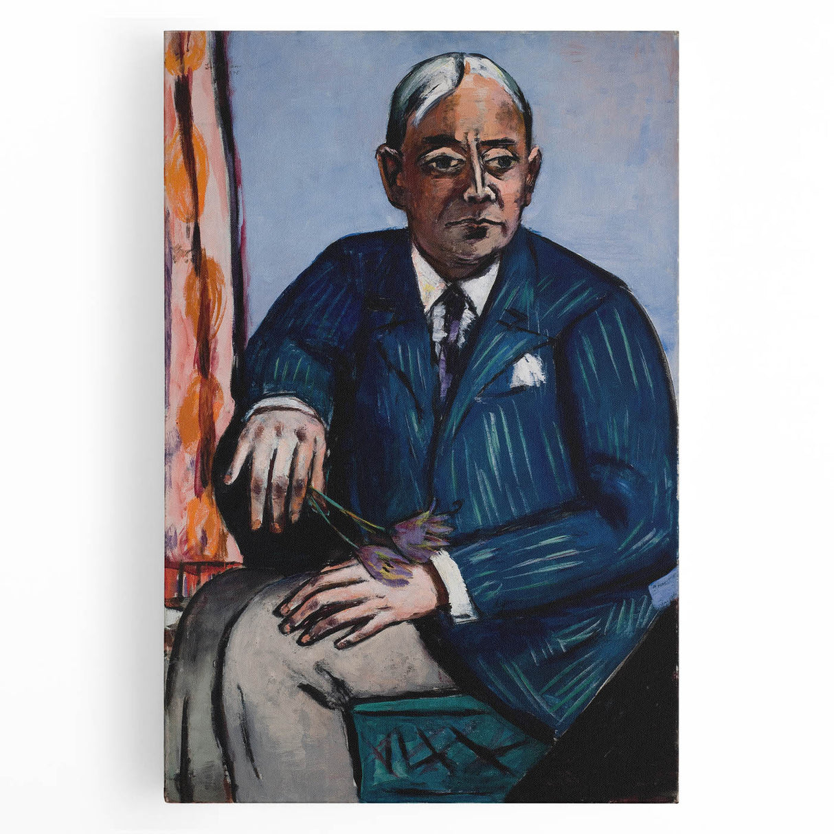 Modern Wall Art: Portrait of Ludwig Berger - Bold Abstract Expression