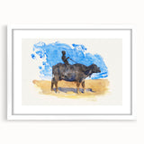 Modern Wall Art - Elegant Minimalist Waves | Contemporary Art Print