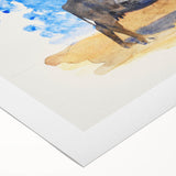 Modern Wall Art - Elegant Minimalist Waves | Contemporary Art Print