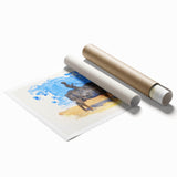 Modern Wall Art - Elegant Minimalist Waves | Contemporary Art Print