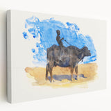 Modern Wall Art - Elegant Minimalist Waves | Contemporary Art Print