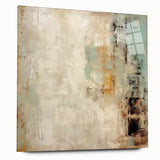 Abstract strokes wall art design in vibrant colors, displayed on acrylic glass. The piece showcases fluid brushstrokes and modern aesthetics, perfect for contemporary decor.