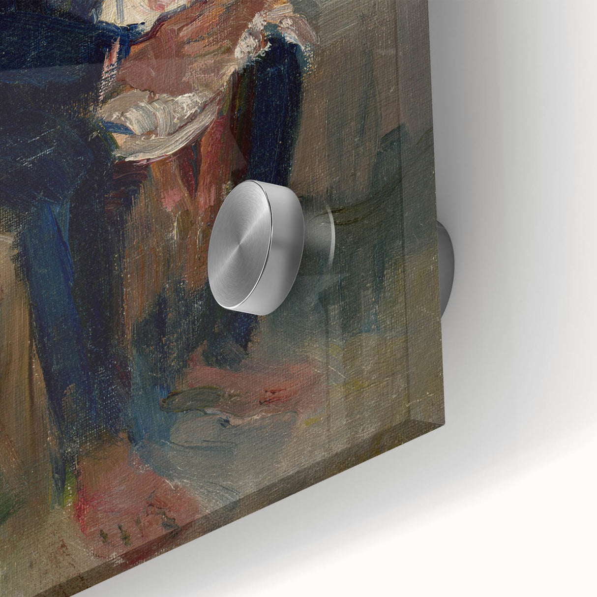 Modern Wall Art of Seated Figure with Child - Abstract Contemporary Art Print