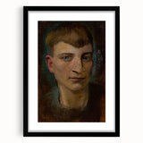 Head of Emaciated Boy Realism Art Print - Ladislav Mednyánszky Portrait