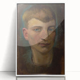 Head of Emaciated Boy Realism Art Print - Ladislav Mednyánszky Portrait