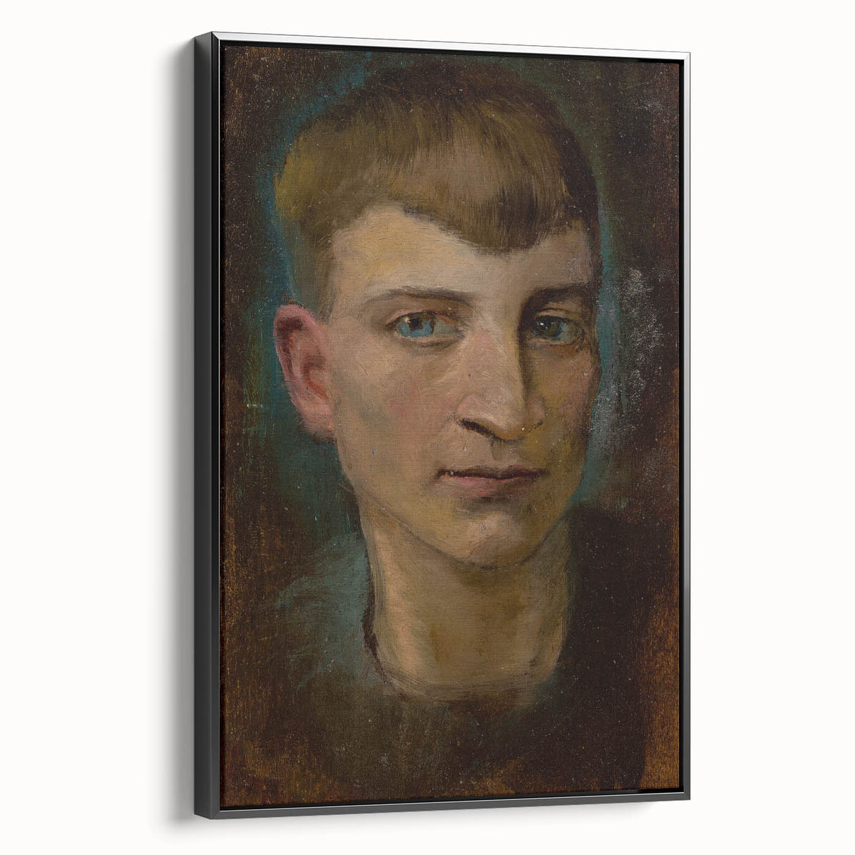 Head of Emaciated Boy Realism Art Print - Ladislav Mednyánszky Portrait