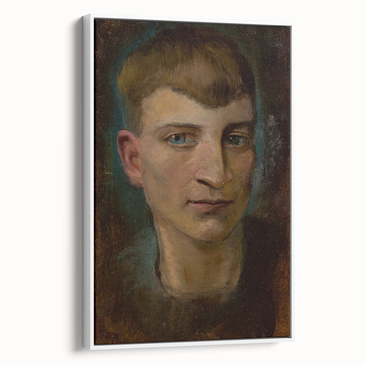 Head of Emaciated Boy Realism Art Print - Ladislav Mednyánszky Portrait