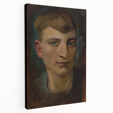 Head of Emaciated Boy Realism Art Print - Ladislav Mednyánszky Portrait