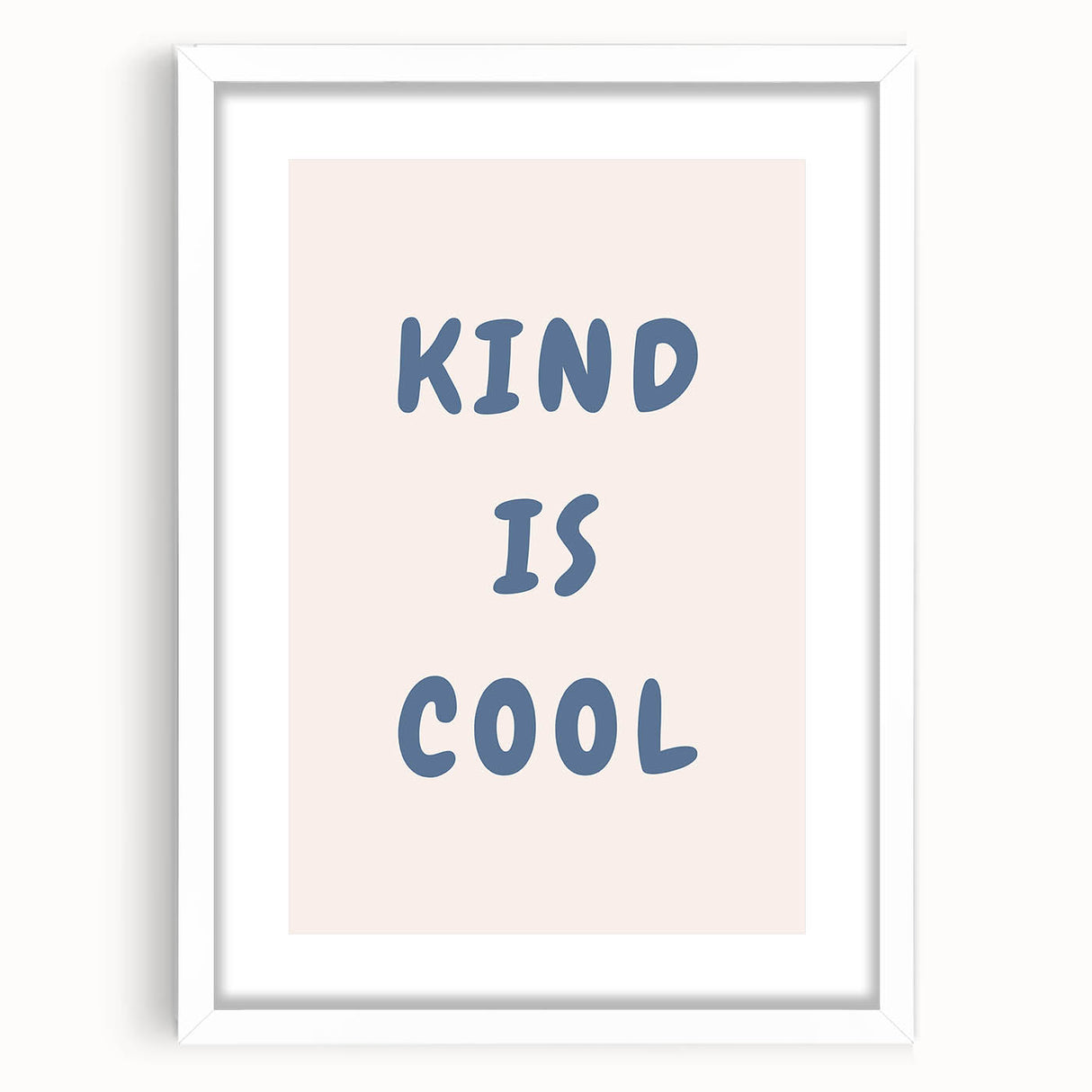 Boys Room Wall Art - Kind is Cool - Kids Wall Art Prints