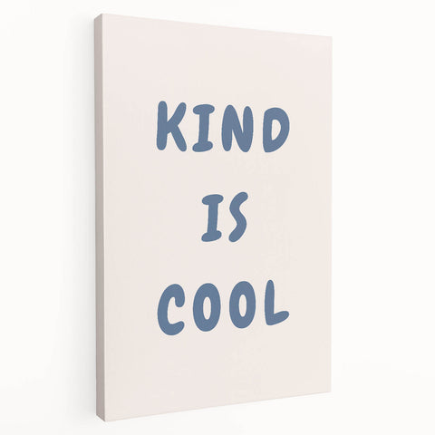 Boys Room Wall Art - Kind is Cool - Kids Wall Art Prints