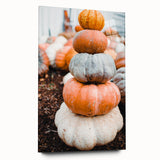 Large abstract wall art featuring swirling autumnal colors on acrylic glass, ideal for bedroom or dining room decor.