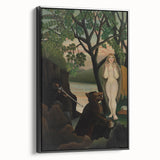 Modern Wall Art: Blue and White Abstract Shapes - Minimalist Design