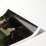 Modern Wall Art: Blue and White Abstract Shapes - Minimalist Design