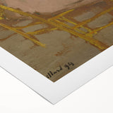 Modern Wall Art: City Skyline at Dusk - Abstract Urban Landscape