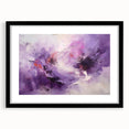 Abstract wall art featuring bold black strokes on a white background, elegantly framed with a mat, perfect for modern home decor or office spaces.