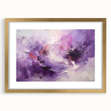 Abstract strokes wall art featuring bold gold and black colors, elegantly framed with a mat. Perfect for modern decor, adding sophistication to any room.