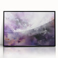 Framed abstract wall art featuring bold black strokes on a white background, ideal for modern decor. Perfect for enhancing living spaces with contemporary style.