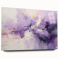 Abstract strokes wall art displayed in an acrylic glass frame, showcasing vibrant colors and dynamic patterns, perfect for modern interiors and creative spaces.
