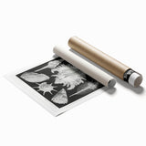 Modern Wall Art: Abstract Faces - Contemporary Minimalist Print